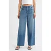 Hidden Jeans Side Stud Baggy Jeans In Blue