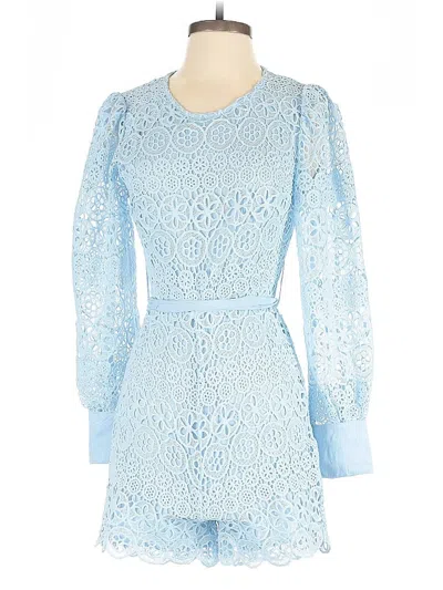 Pre-owned Hidden Label Romper In Blue