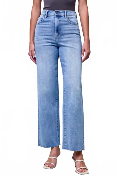 Hidden Logan Clean Stretch Dad Jean In Blue