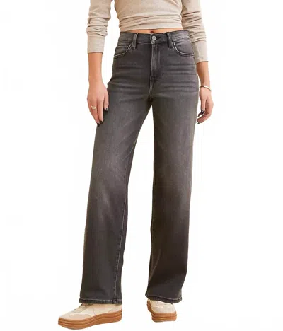 Hidden Logan Dad Jean In Charcoal In Pink