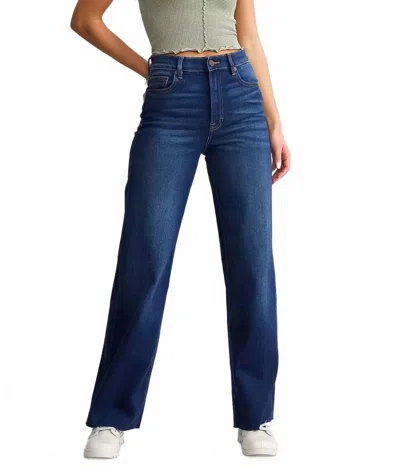 Hidden Logan Dad Jeans In Dark Denim In Multi