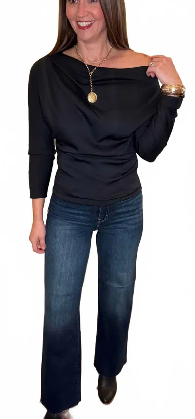 Hidden Logan High Rise Dad Jean In Denim In Blue