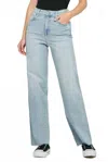 Hidden Logan High Rise Dad Jeans In Light Wash In Blue