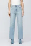 Hidden Logan High Rise Dad Wide Leg Jeans In Light/hot Fix In Multi