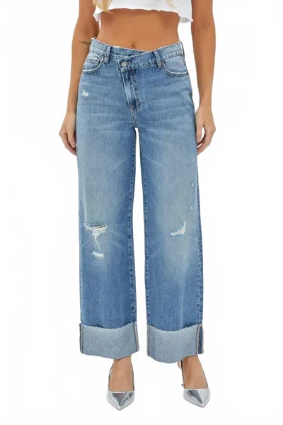 Hidden Logan Jeans In Medium Wash In Blue