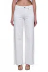 Hidden Logan Mid Rise Dad Jean In Pearl In White