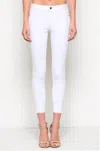 Hidden Hi-rise Clean Skinny Jeans In White In White