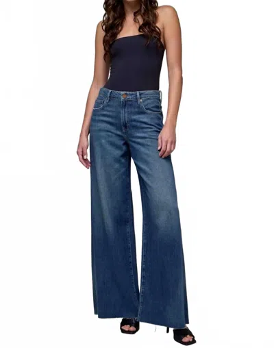 Hidden Nori High Rise Super Wide Leg Jeans In Medium Vintage In Blue