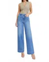 Hidden Nori High Waist Wide Pant In Medium Blue In Blue