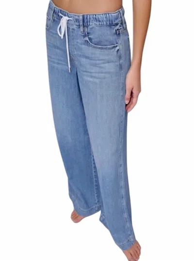 Hidden Nori Straight Leg Jeans In Light Wash In Blue