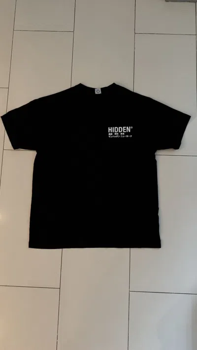 Pre-owned Hidden Ny Below Zero Tee L In Black