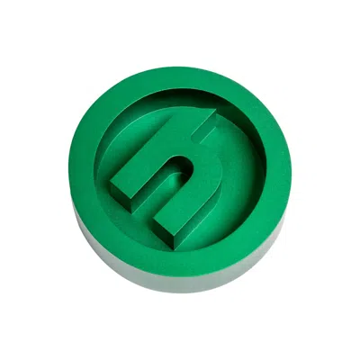 Pre-owned Hidden Ny H Logo Ash Tray In Green