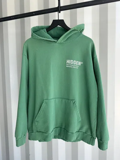 Pre-owned Hidden Ny Hoodie Sweatshirt In Green