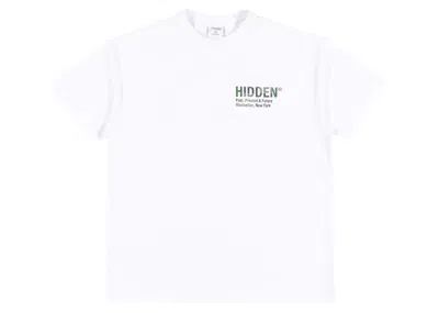 Pre-owned Hidden Ny Men's  Boro Tee Shirt In White/green In Multi