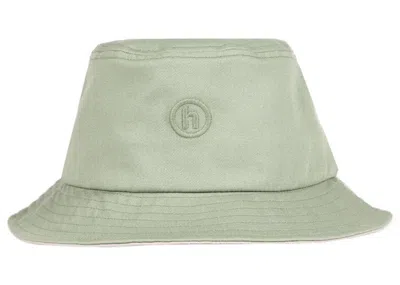 Pre-owned Hidden Ny Men's  Bucket Hat In Sage In Green