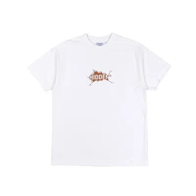 Pre-owned Hidden Ny Men's  Earthquake T-shirt In White