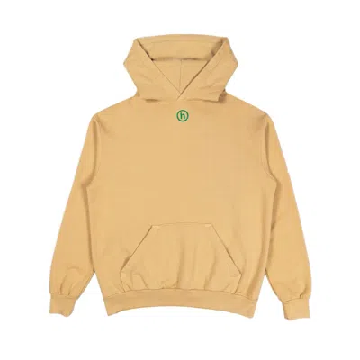 Pre-owned Hidden Ny Men's  Mini Logo Hoodie In Tan