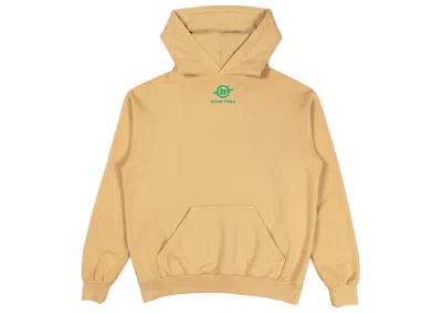 Pre-owned Hidden Ny Men's  X Star Trak Logo Hoodie In Tan In Brown