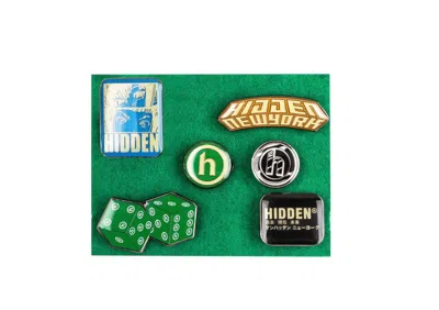 Pre-owned Hidden Ny Pin Set In Multicolor