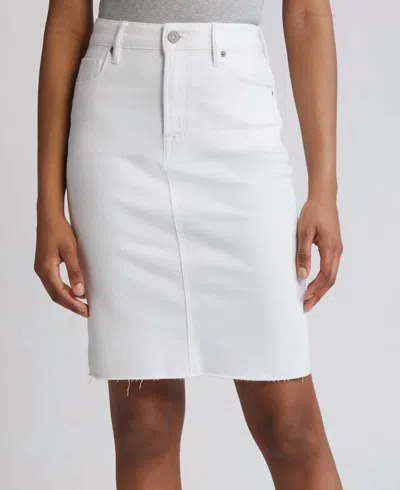 Hidden Peyton Midi Pencil Skirt In White