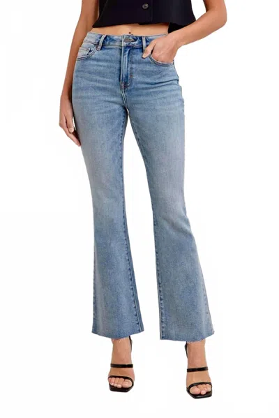 Hidden Ryan Bootcut Jeans In Medium Light In Multi