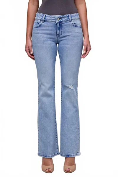 Hidden Ryan Low Rise Bootcut Jeans In Blue
