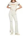 Hidden Ryan Low Rise Bootcut Jeans In Sea Salt In Blue