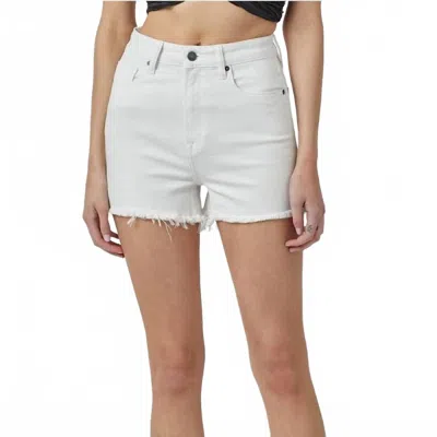 Hidden Sofie High Waist Short In Sea Salt In White