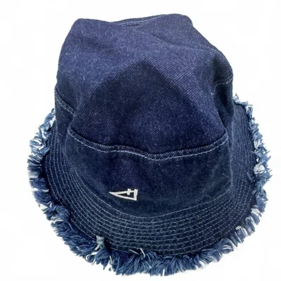 Hidden Women's Denim Bucket Hat In Dark Denim In Blue