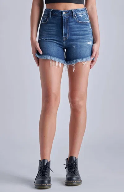 Hidden Women's Free Shorts In Dark Wash In Blue