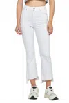 Hidden Women's Happi High Rise Crop Jean In White In White