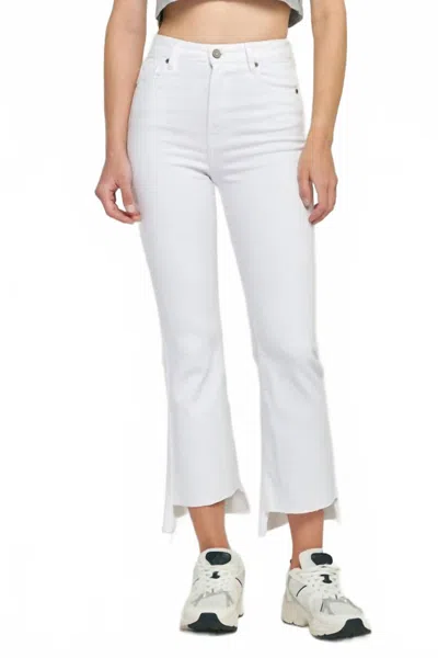 Hidden Women's Happi High Rise Crop Jean In White