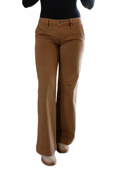 Hidden Women's Happi Low Rise Flare Jean In Tawny In Brown