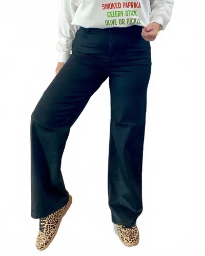 Hidden Women's Logan Dad Jean In Black In Blue