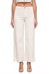 Hidden Women's Logan Dad Jeans In Ecru In White