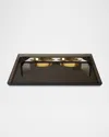 Hiddin Bronze Overflow Feeder Tray, Medium In Bronze