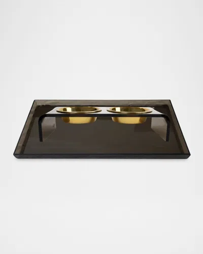 Hiddin Bronze Overflow Feeder Tray, Medium