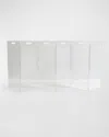 Hiddin Clear Free-standing Zig-zag Pet Gate, 6-panel In Clear