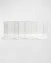 Hiddin Clear Free-standing Zig-zag Pet Gate, 8-panel In Clear
