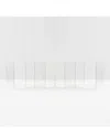 Hiddin Clear 8-panel Low Zig Zag Pet Gate In Clear