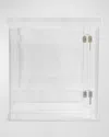 Hiddin Medium Clear View Pet Crate With Silver Latches In Clear