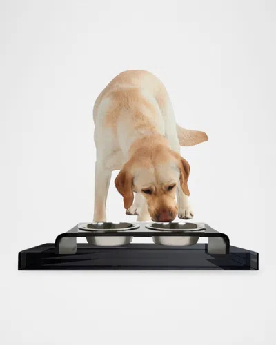 Hiddin Smoke Grey Overflow Feeder Tray, Small