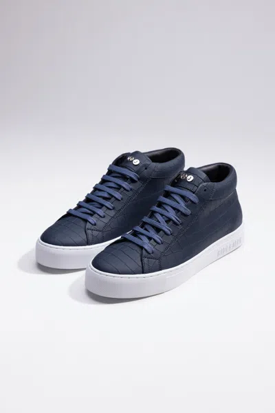 Hide&amp;jack High Top Sneaker - Essence Blue White