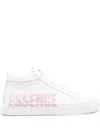 Hide & Jack Essence Leather Sneakers In White