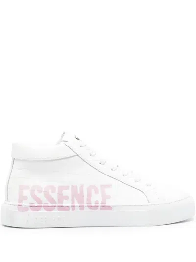 Hide & Jack Essence Leather Sneakers In White