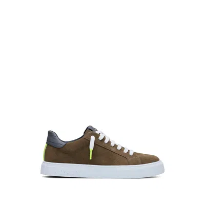 Hide & Jack Essence Oil Lace-up Sneakers In Brown