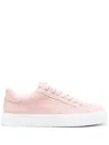 Hide & Jack Essence Tuscany Embossed-effect Sneakers In Pink