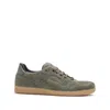 Hide & Jack Leather Sneakers In Green