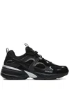 Hide & Jack Mesh-panel Sneakers In Black