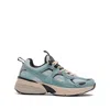 Hide & Jack Mesh-panelled Chunky Sneakers In Blue